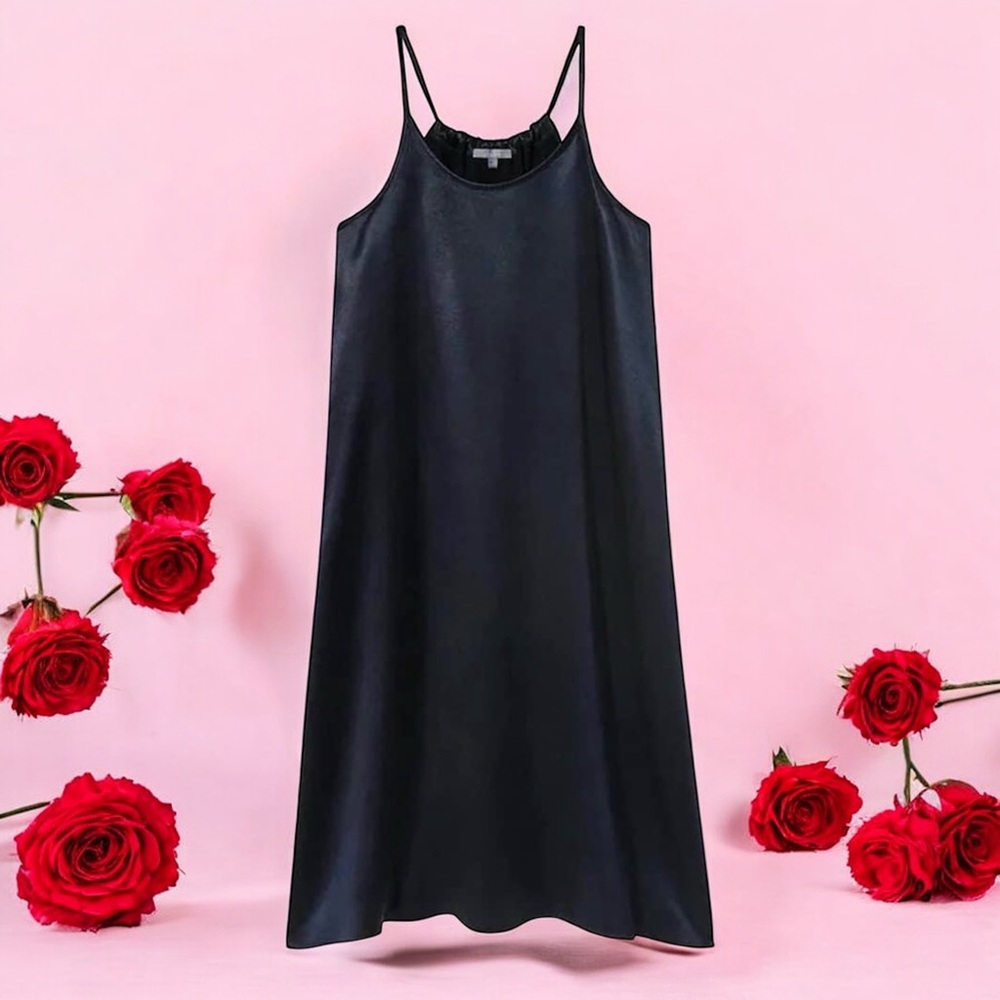 Elegant Black Slip Dress